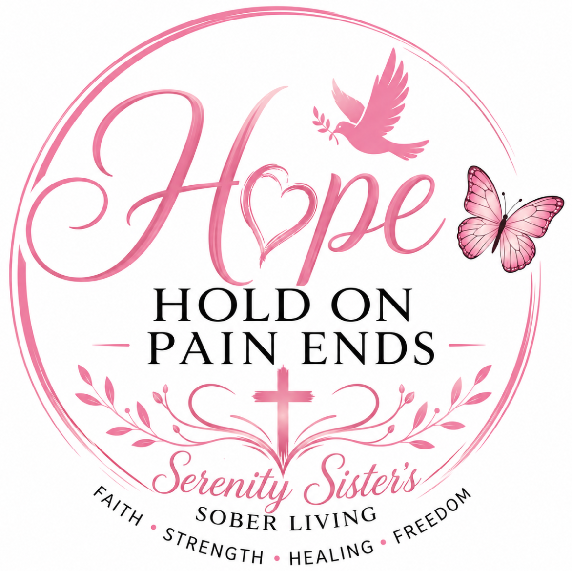 A peaceful, welcoming bedroom at Serenity Sisters sober living home